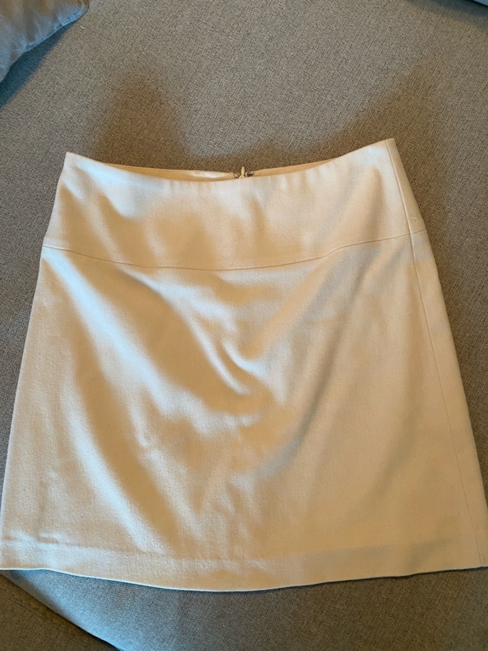 Banana Republic Ivory Mini Skirt
